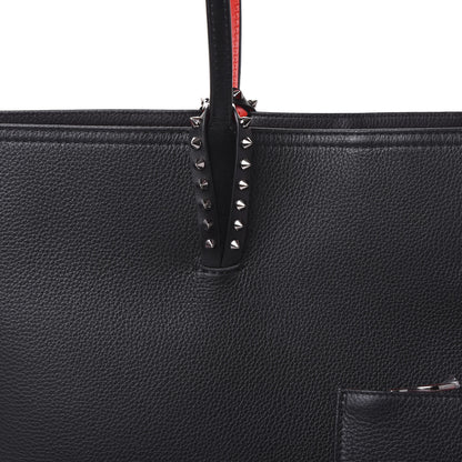 Christian Louboutin Calfskin Spikes East West Cabata Tote Black 11 of 11
