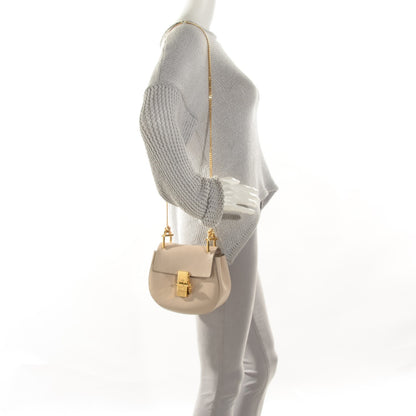 Chloe Grained Lambskin Drew Shoulder Bag Cement Pink 2 of 7