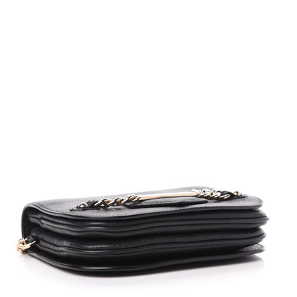 Jimmy Choo Calfskin Shadow Crossbody Bag Black 4 of 10