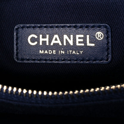 Chanel Caviar Quilted Small Coco Handle Flap Navy 6 of 11