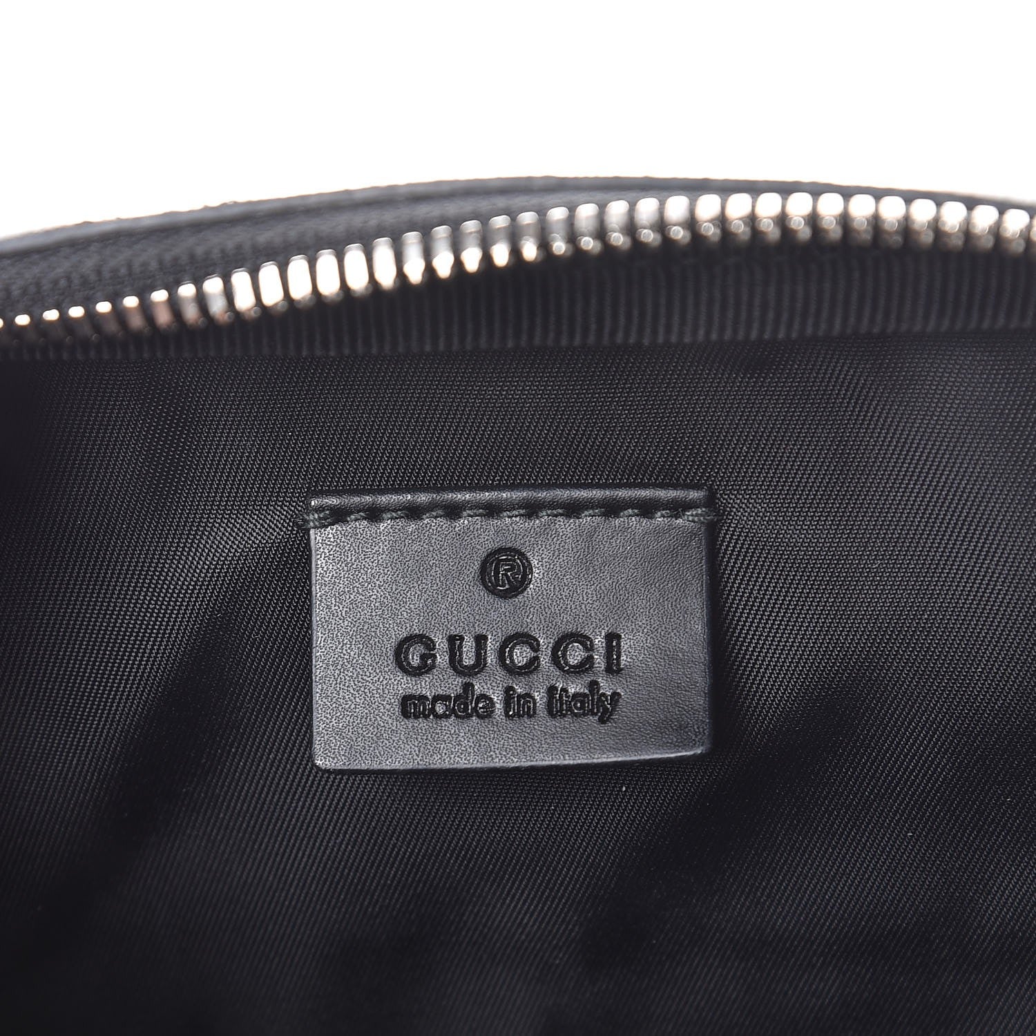 Gucci GG Supreme Monogram Web Belt Bag Black 6 of 9