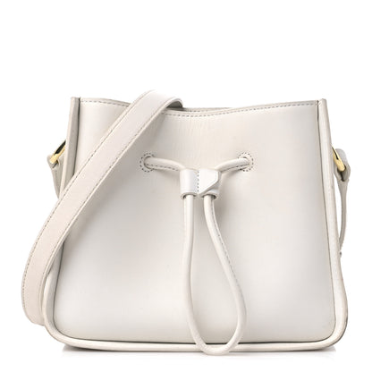 3.1 Phillip Lim Smooth Calfskin Mini Soleil Bucket Bag White 1 of 13