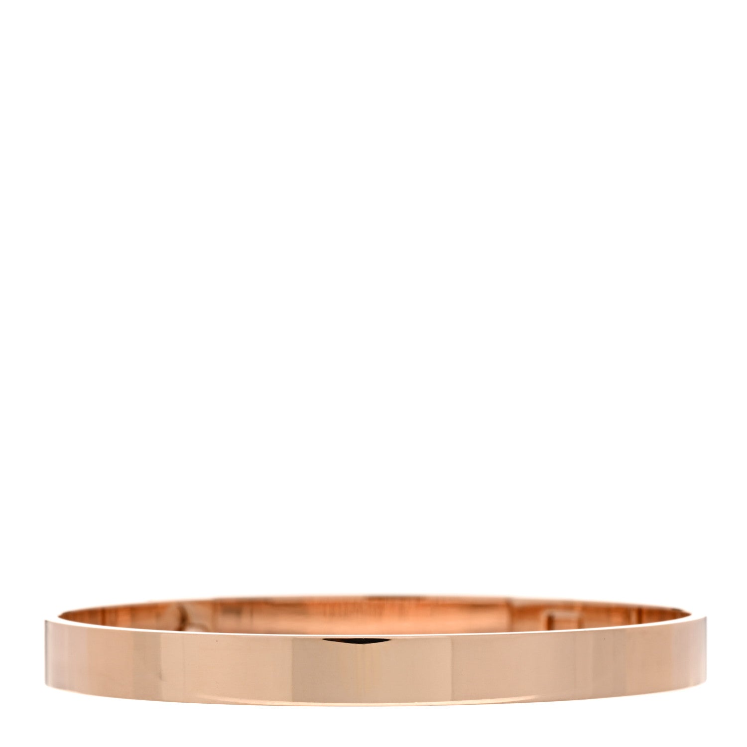 Hermes 18K Rose Gold PM Collier De Chien Bracelet SH 2 of 3
