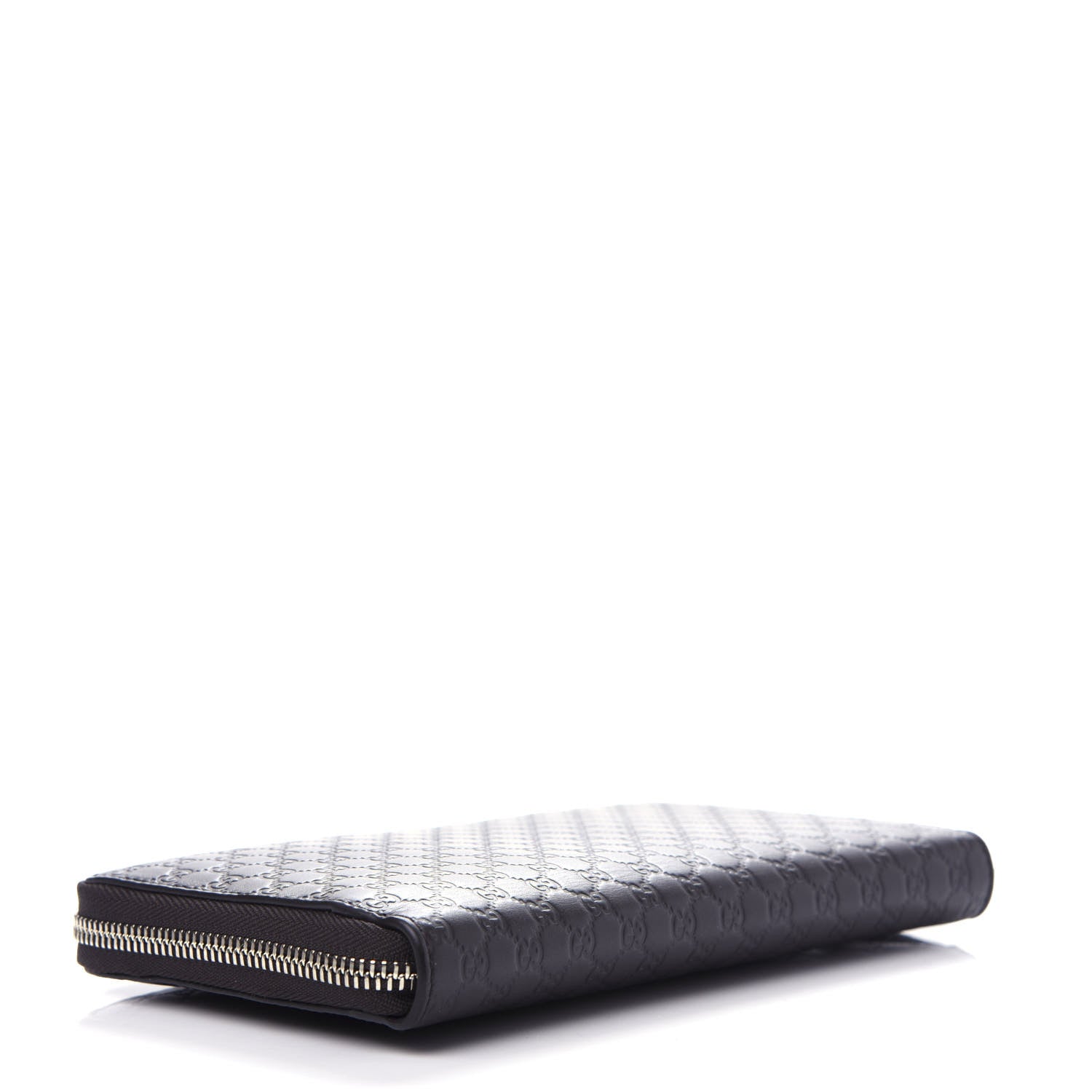 Gucci Microguccissima Large Zip Around Organizer Wallet Black 4 of 6