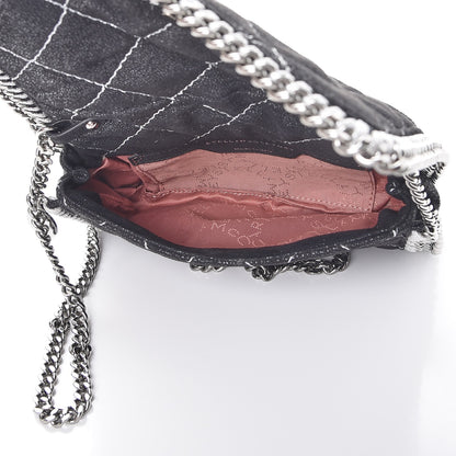 Stella McCartney Shaggy Deer Quilted Falabella Crossbody Bag Black 6 of 8