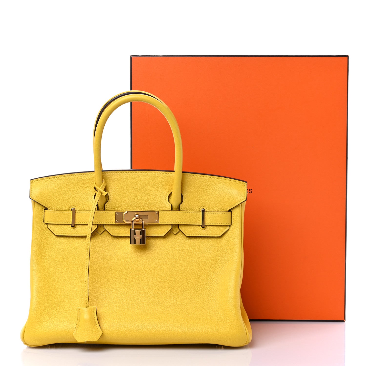 Hermes Taurillon Novillo Birkin 30 Jaune De Naples 13 of 13