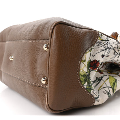 Gucci Canvas Floral Small Diana Bamboo Handle Bag Brown 10 of 10