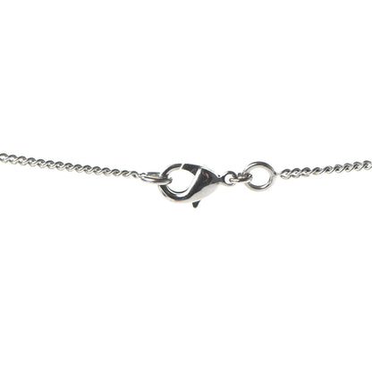 Chanel Enamel CC Drop Necklace Silver 5 of 7