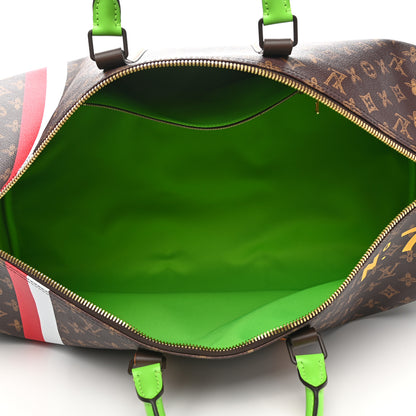 Louis Vuitton Monogram Trunk L'œil Keepall Bandouliere 50 4 of 9