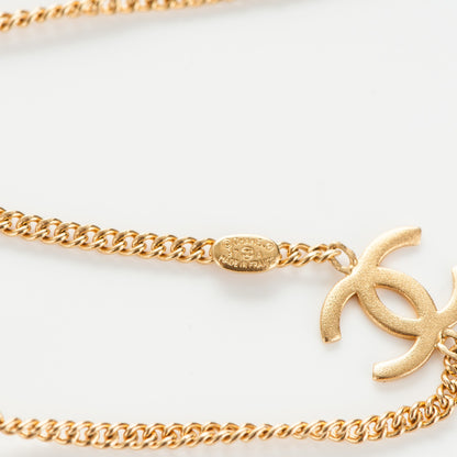 Chanel Stone CC Long Chain Necklace Gold 4 of 4