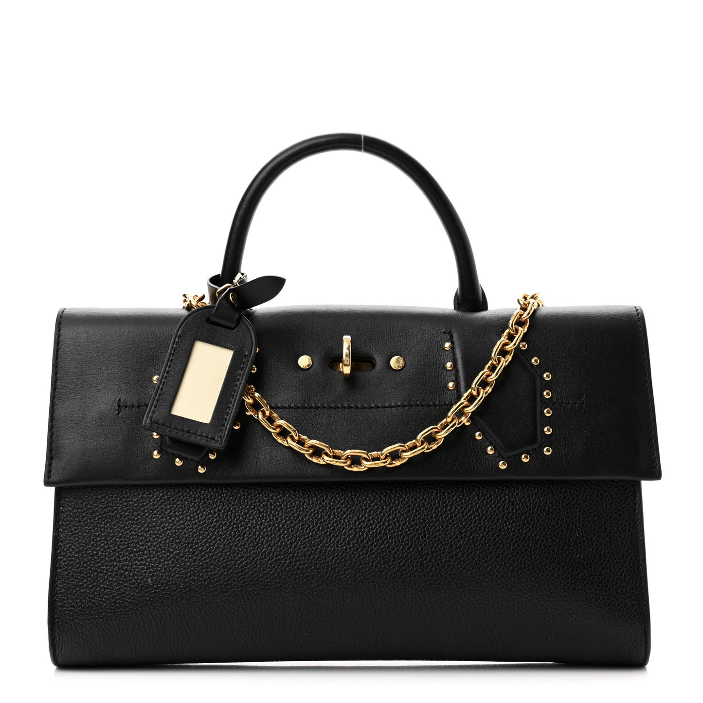 Calfskin City Steamer Pochette Black