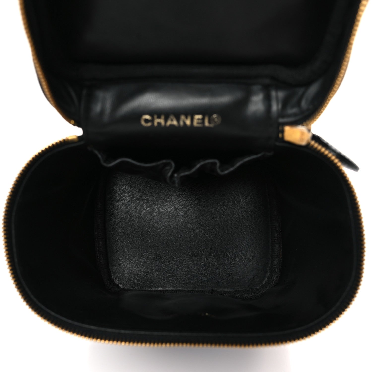 Chanel Caviar Vanity Cosmetic Case Black 5 of 10