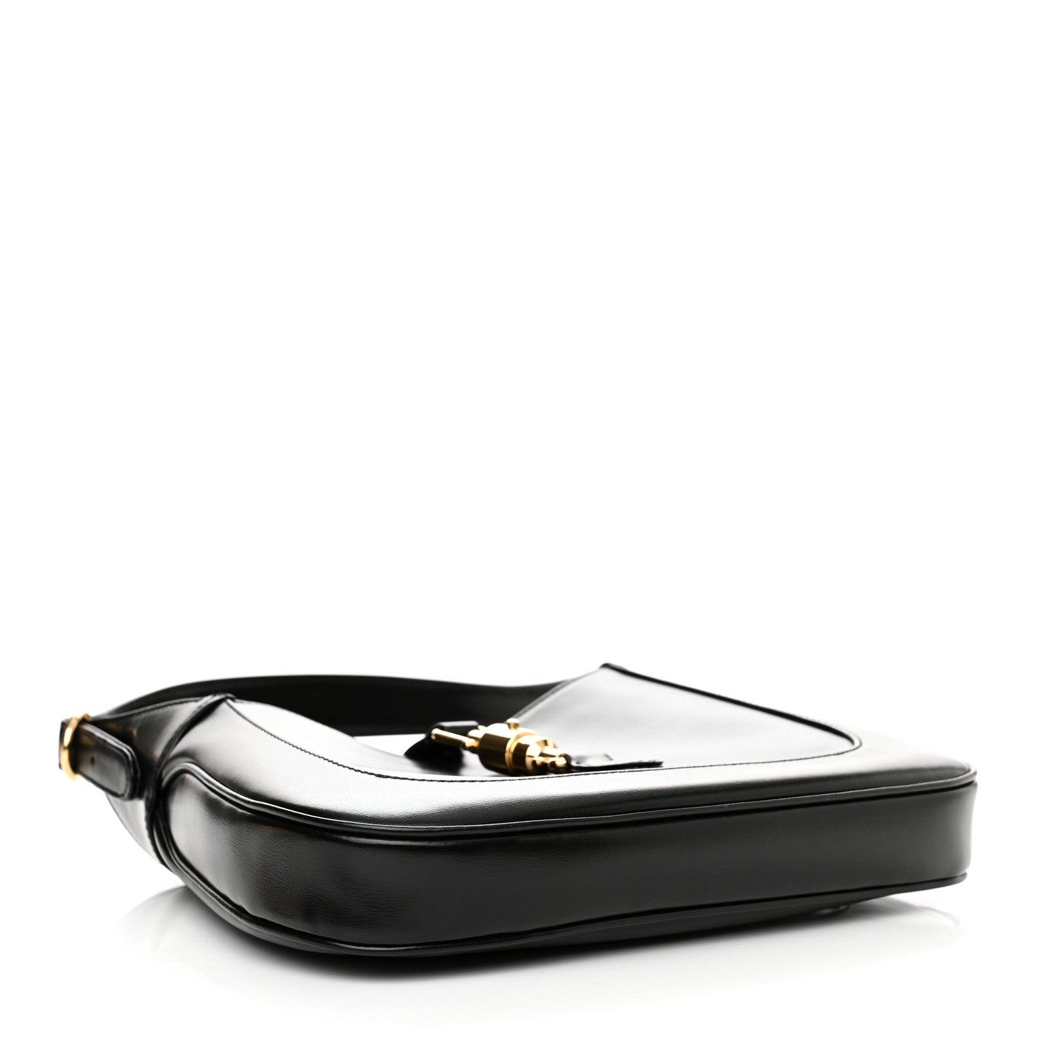 Gucci Boarded Dyana Lux Calfskin Small Jackie 1961 Hobo Black 4 of 11