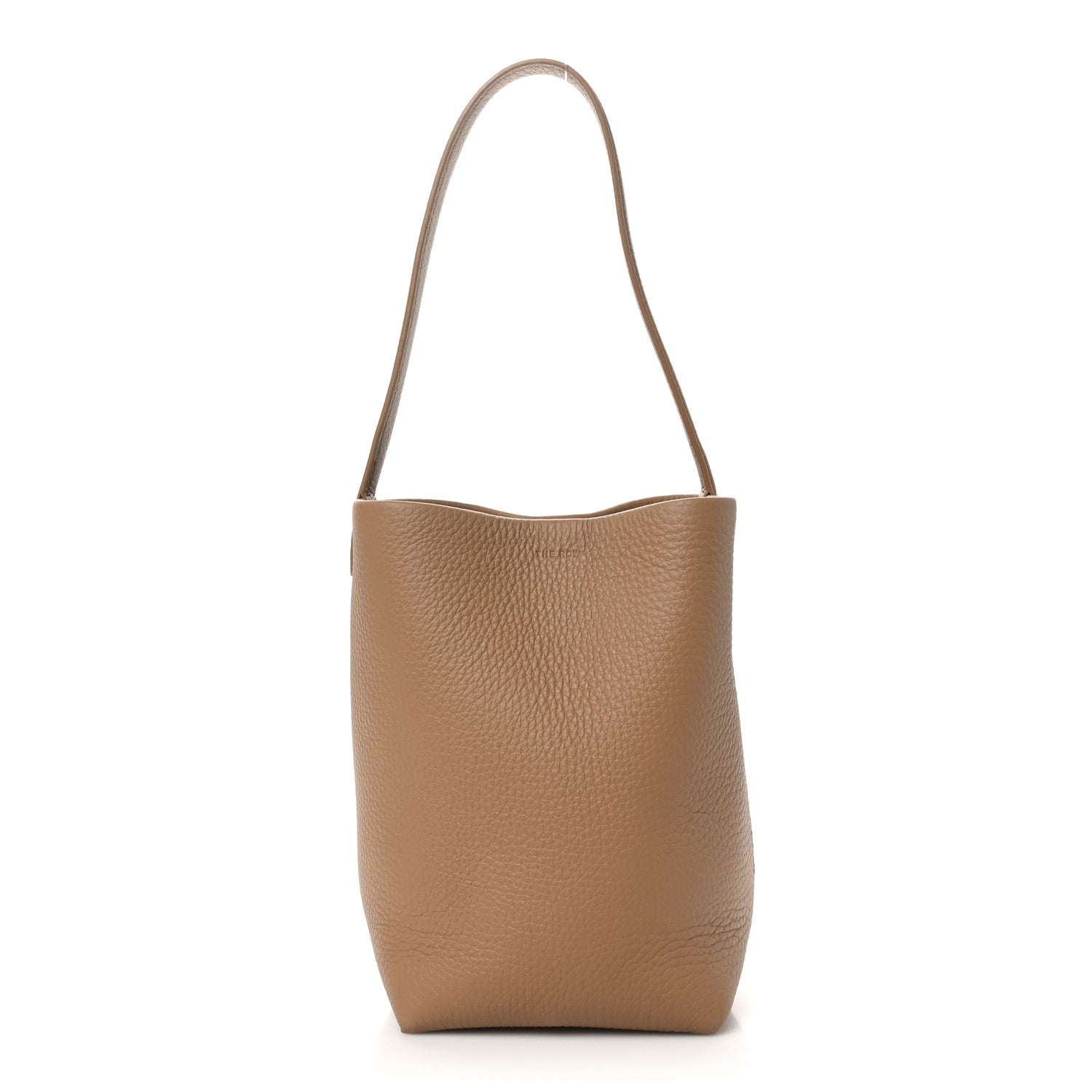 The Row Grained Calfskin Small N/S Park Tote Sandpit 1 of 9