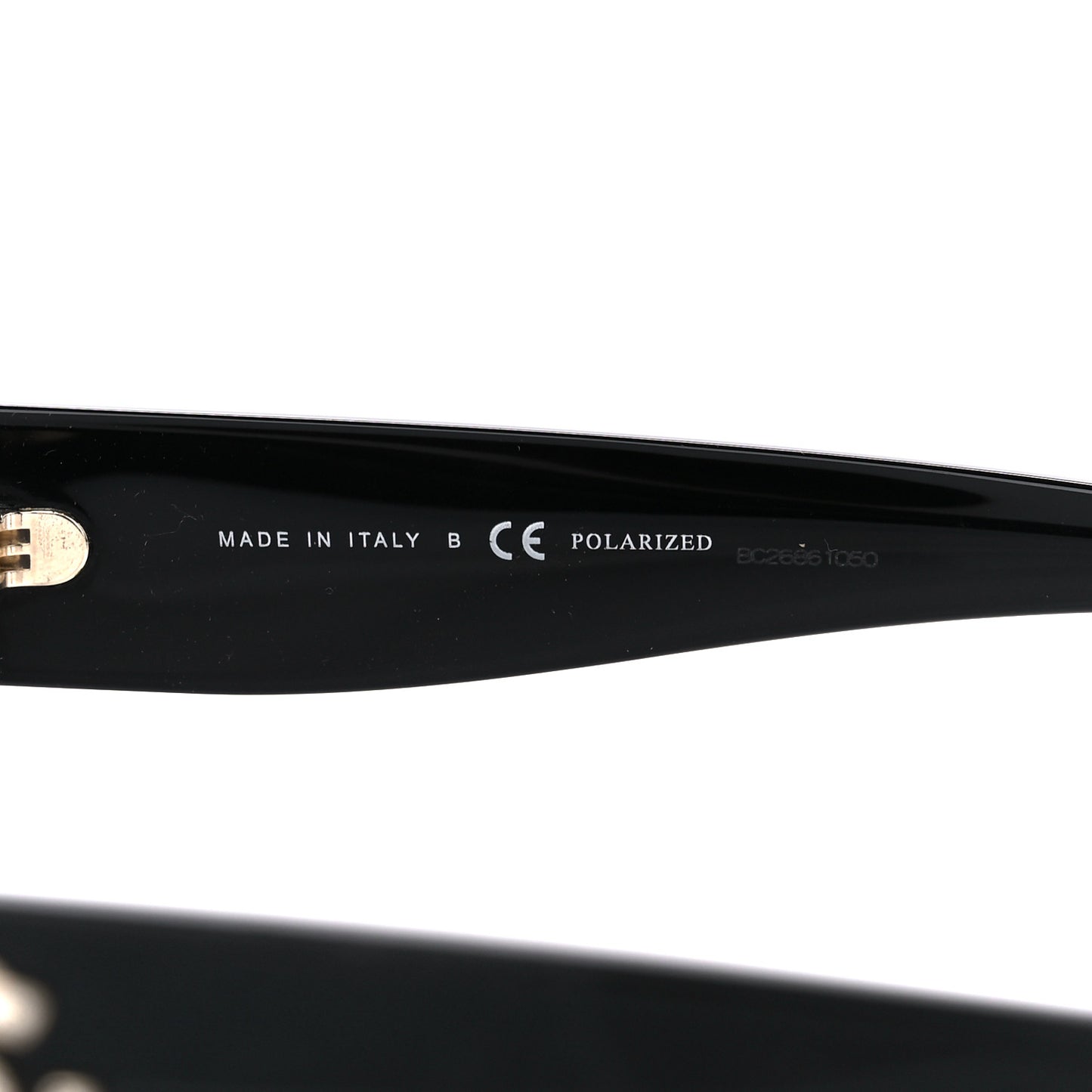 Acetate Oval CC Sunglasses 5468-B Black