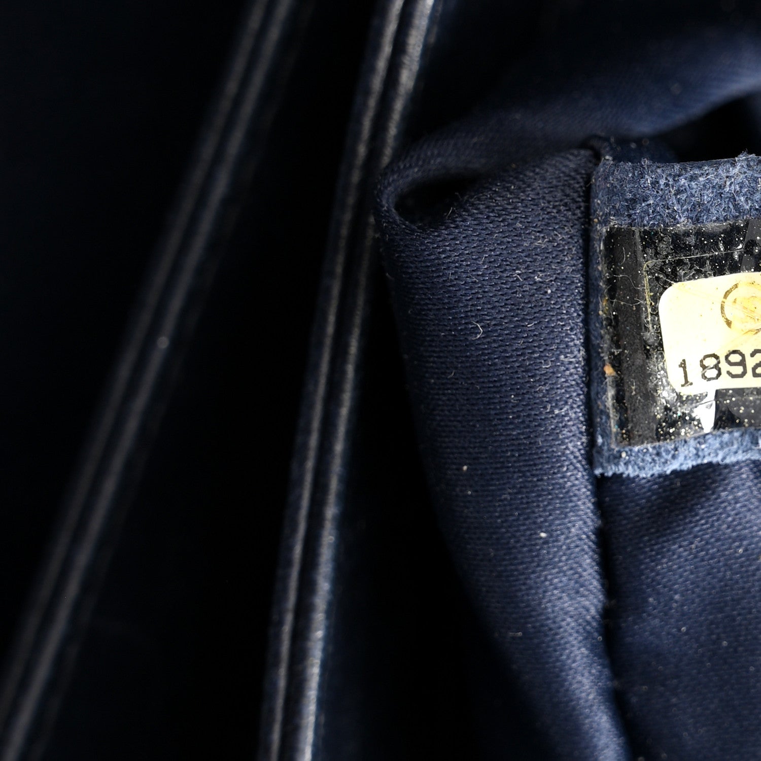 Chanel Lambskin Quilted Jumbo Chanel 3 Flap Navy 7 of 11