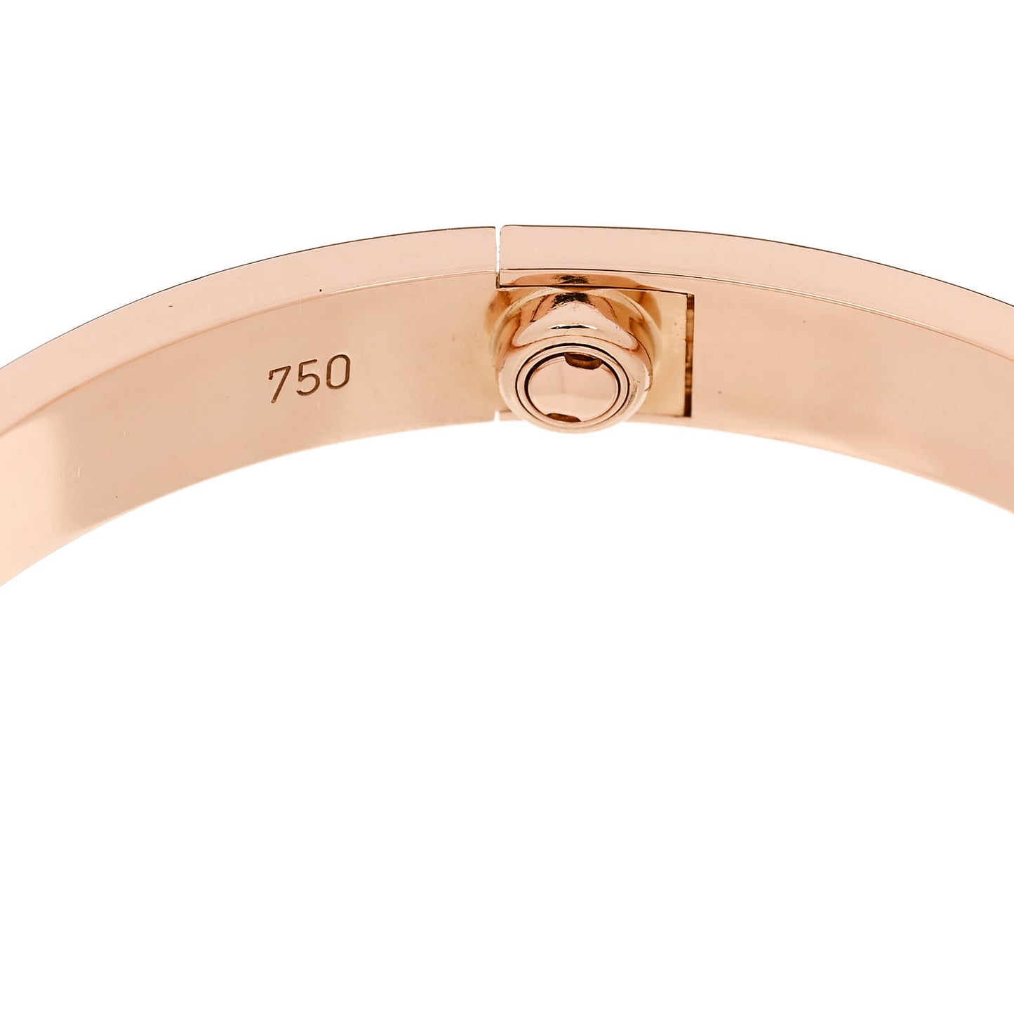 18K Pink Gold LOVE Bracelet 17