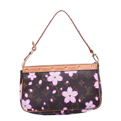 Louis Vuitton Monogram Cherry Blossom Pochette Accessories Brown 2 of 10