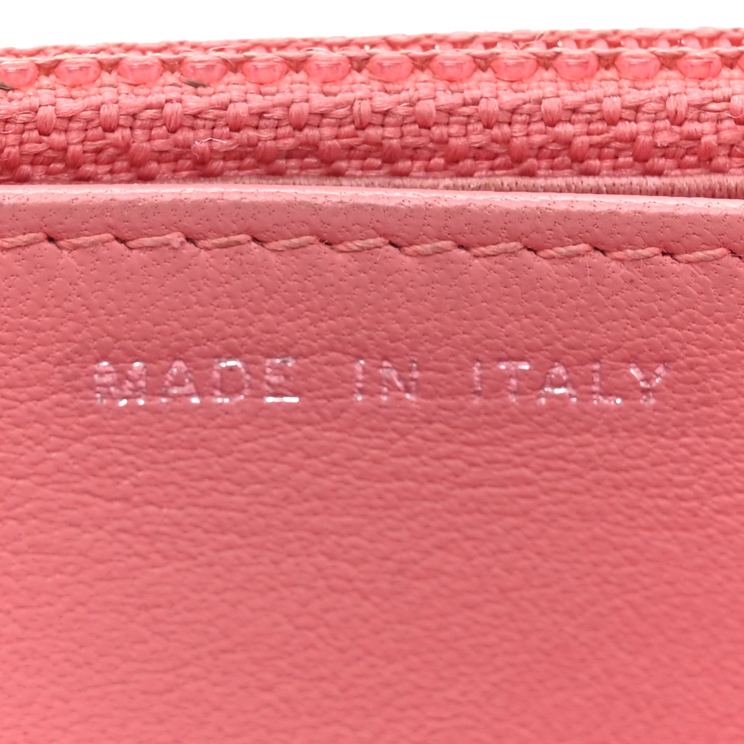 Chanel Lambskin Camellia Embossed Wallet on Chain WOC Pink 7 of 19