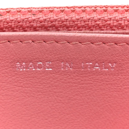 Chanel Lambskin Camellia Embossed Wallet on Chain WOC Pink 7 of 19