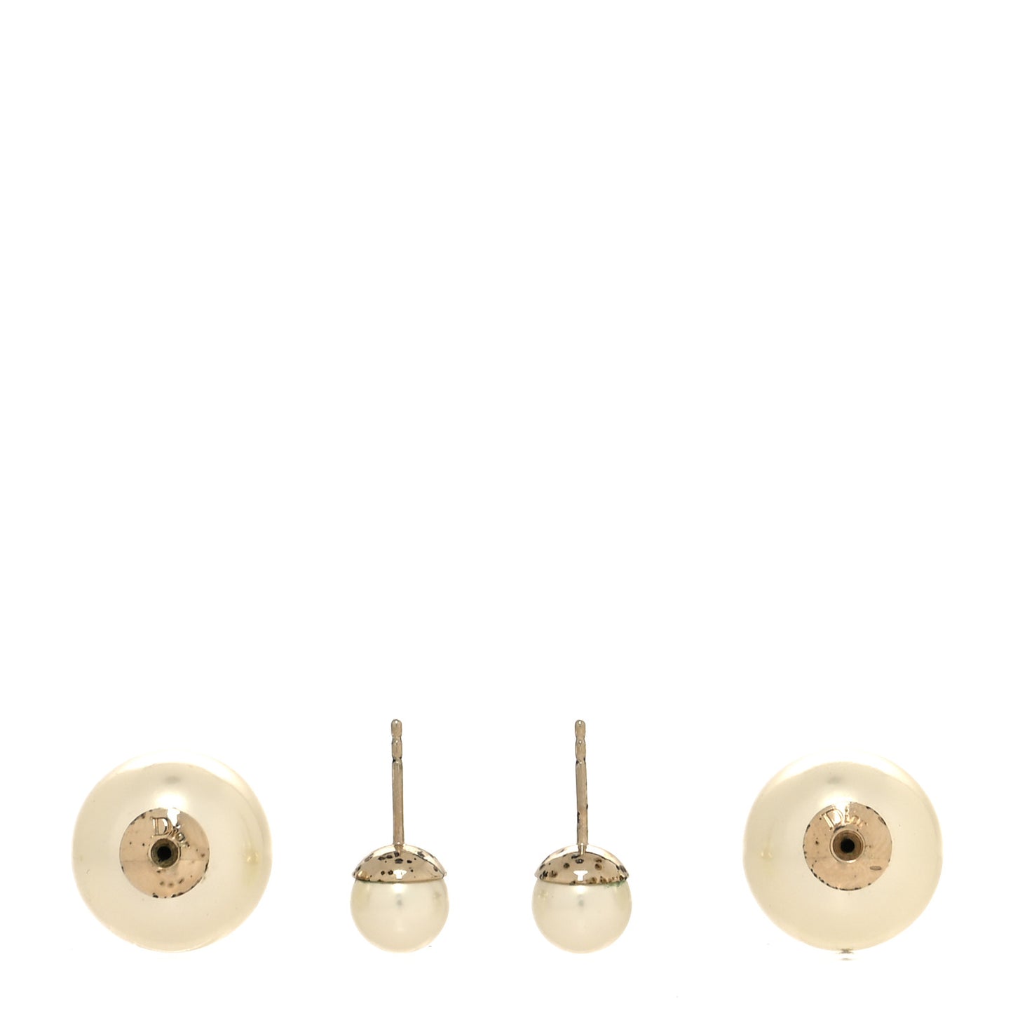 Pearl Mise En Dior Tribal Earrings Gold