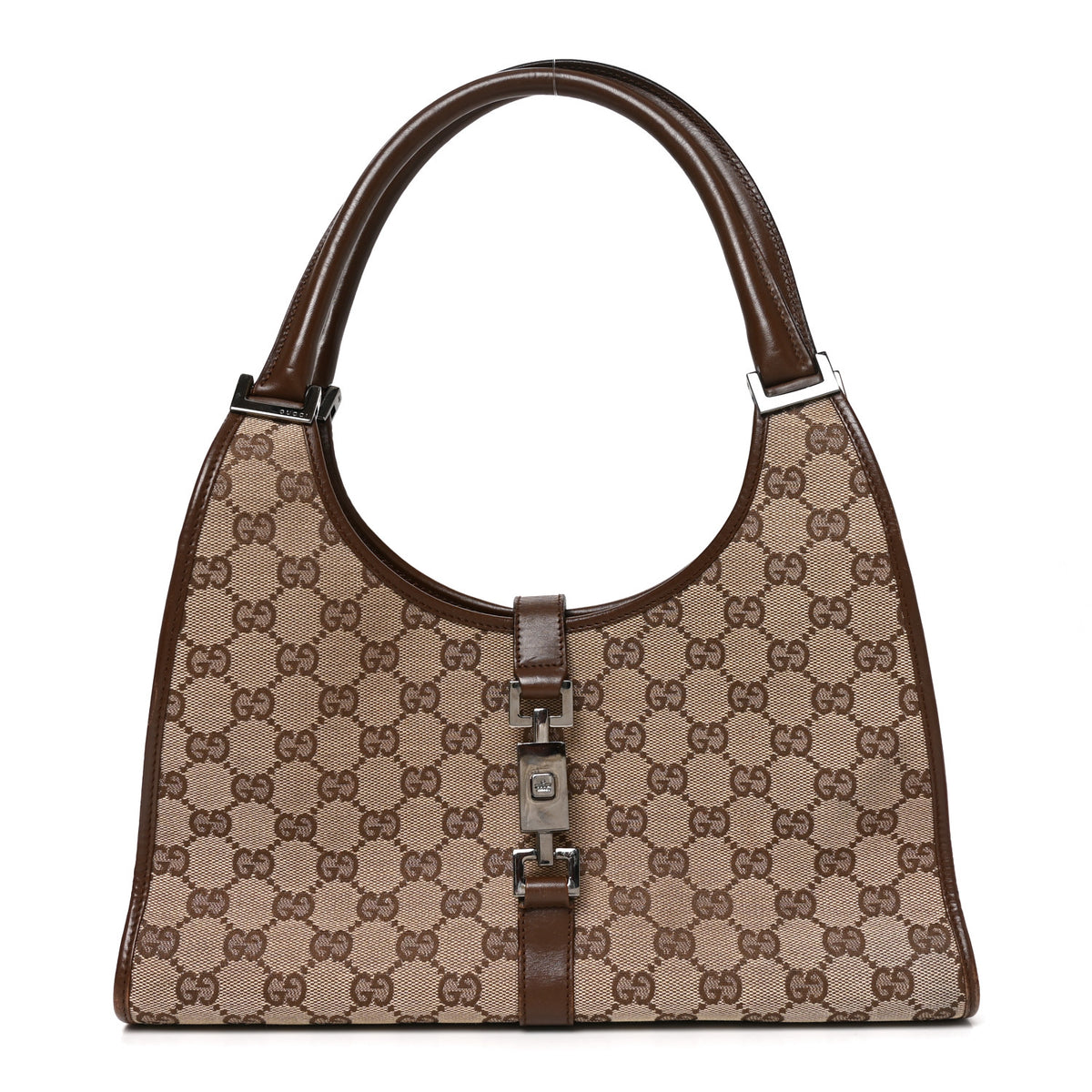 Monogram Small Bardot Bag Brown
