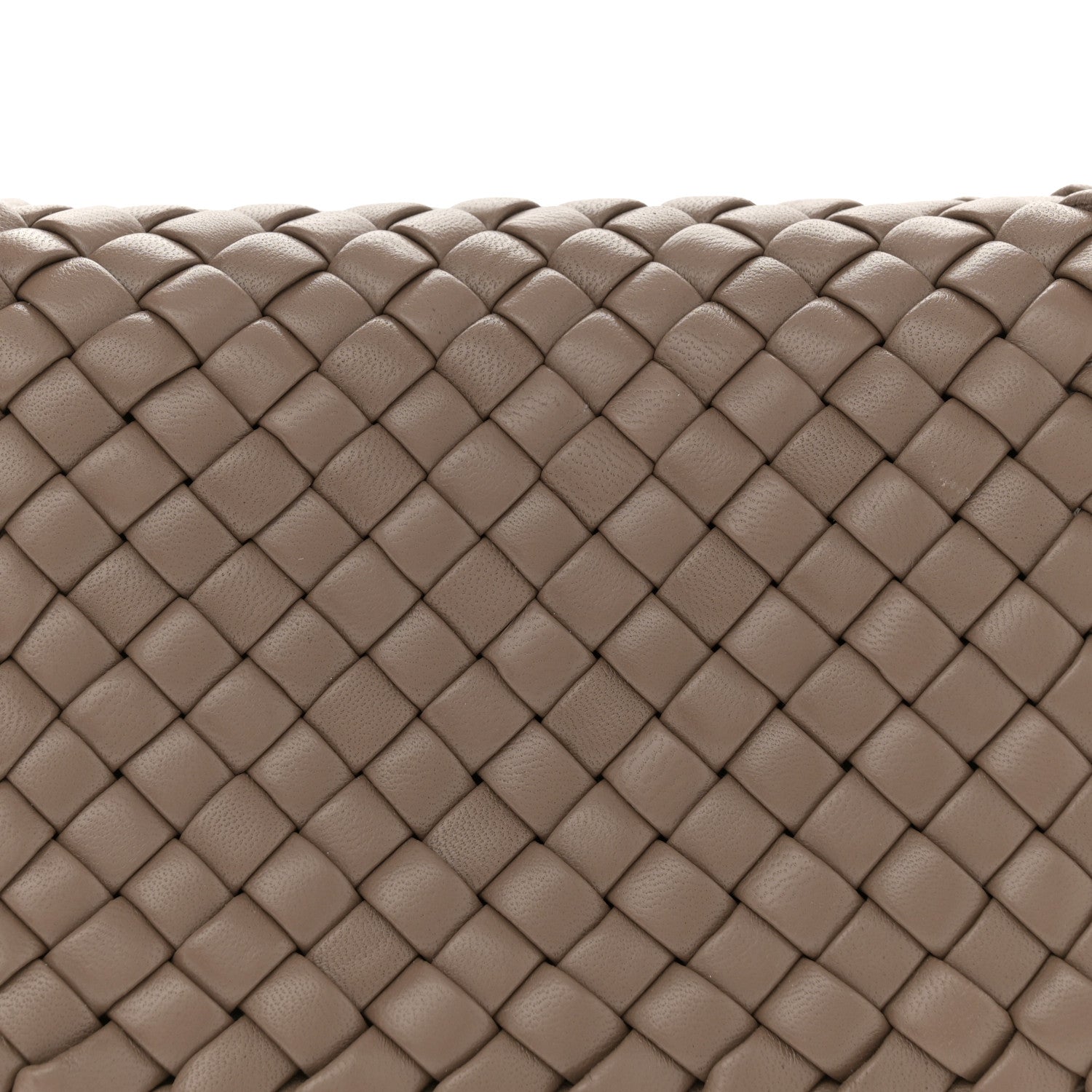Bottega Veneta Nappa Intreccio Mini Cobble Shoulder Bag Taupe Grey 7 of 9