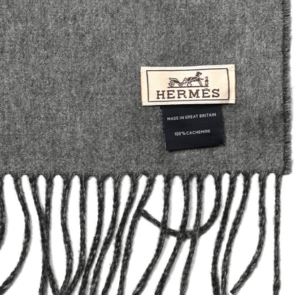 Hermes Cashmere Fringe Double Face Scarf 3 of 4