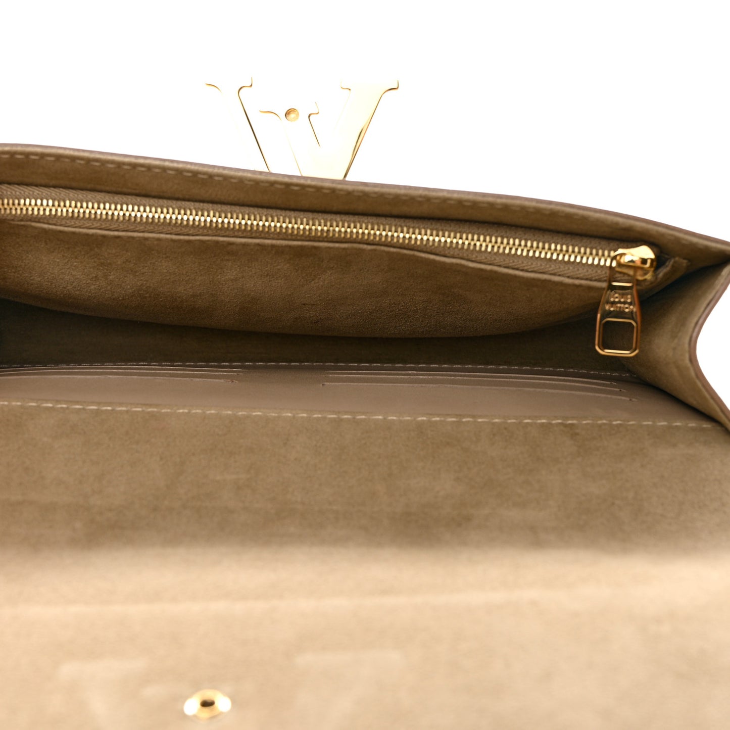 Calfskin Neo Sobe Louise EW Clutch Gold