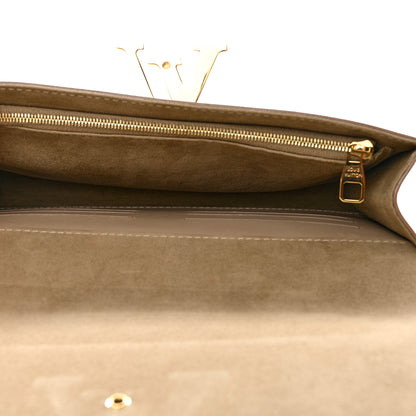 Louis Vuitton Calfskin Neo Sobe Louise EW Clutch Gold 6 of 8