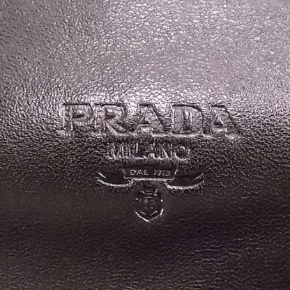 Prada Tessuto Leather Chain Strap Black 7 of 11