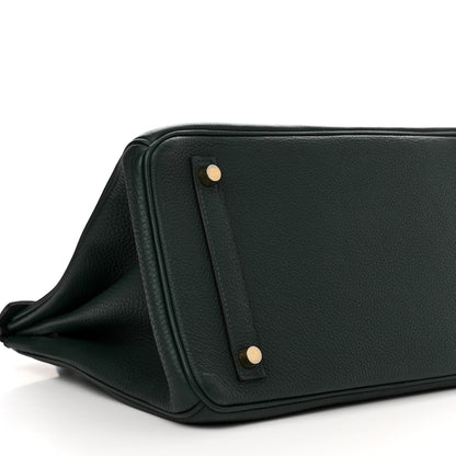 Hermes Togo Birkin 30 Vert Cypress 9 of 10