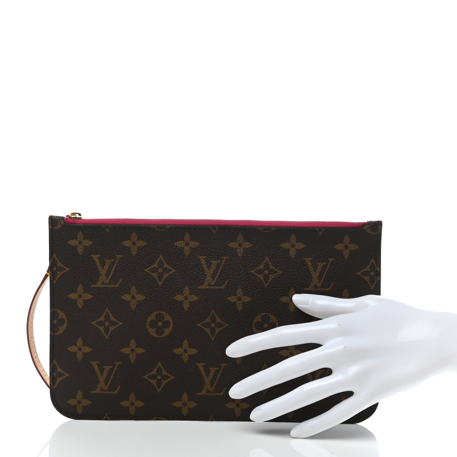 Louis Vuitton Monogram Neverfull MM GM Pochette Pivoine 2 of 7