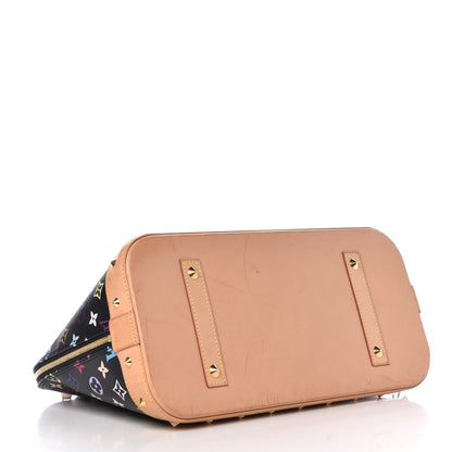 Louis Vuitton Monogram Multicolor Alma GM Black 4 of 10