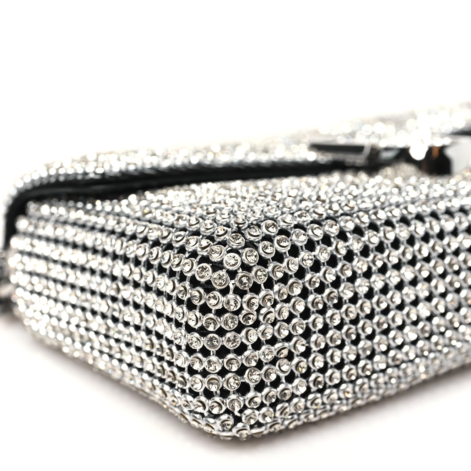 Marc Jacobs The Rhinestone J Marc Mini Shoulder Bag Silver 9 of 10