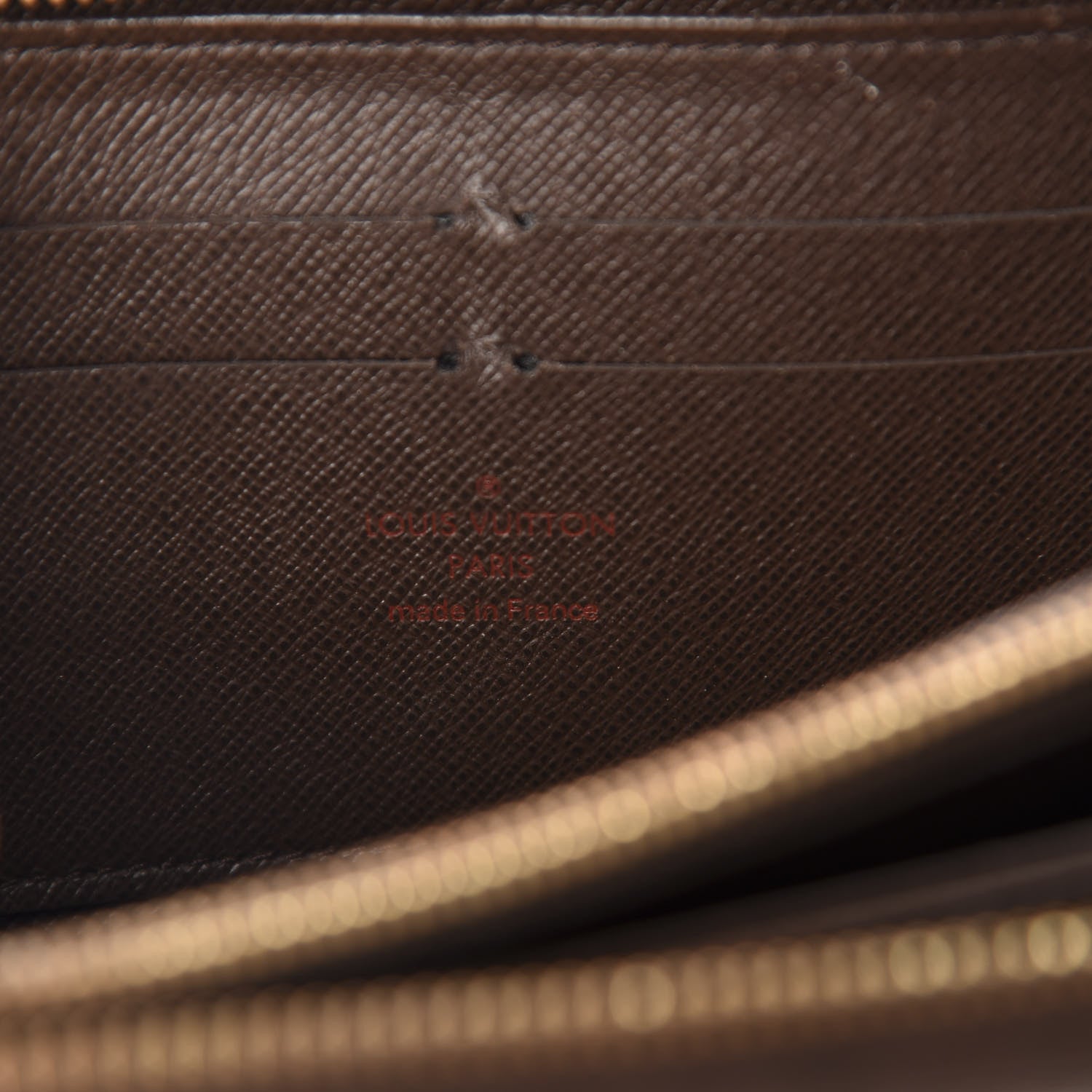 Louis Vuitton Damier Ebene Zippy Wallet 8 of 9