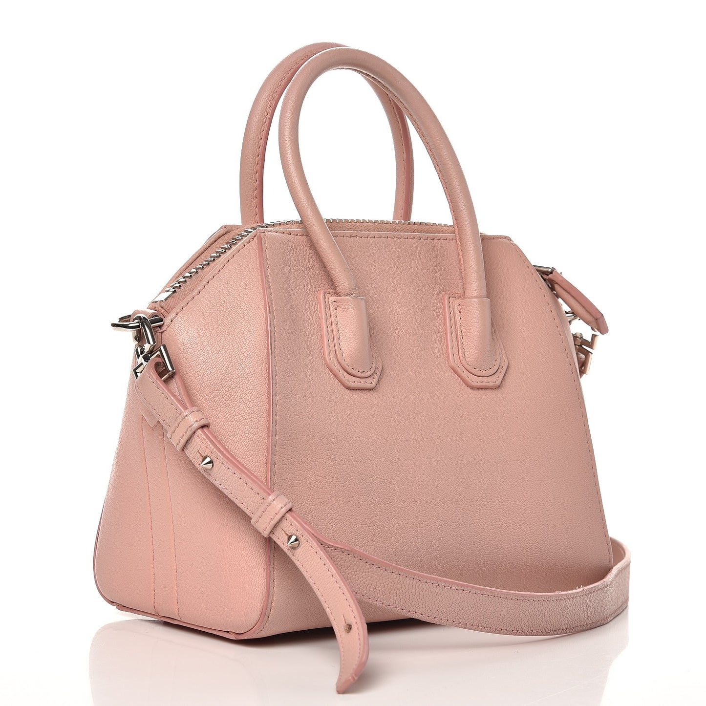 Sugar Goatskin Mini Antigona Pink
