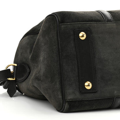 Louis Vuitton Suede Calfskin SC Bag MM Asphalt 9 of 12
