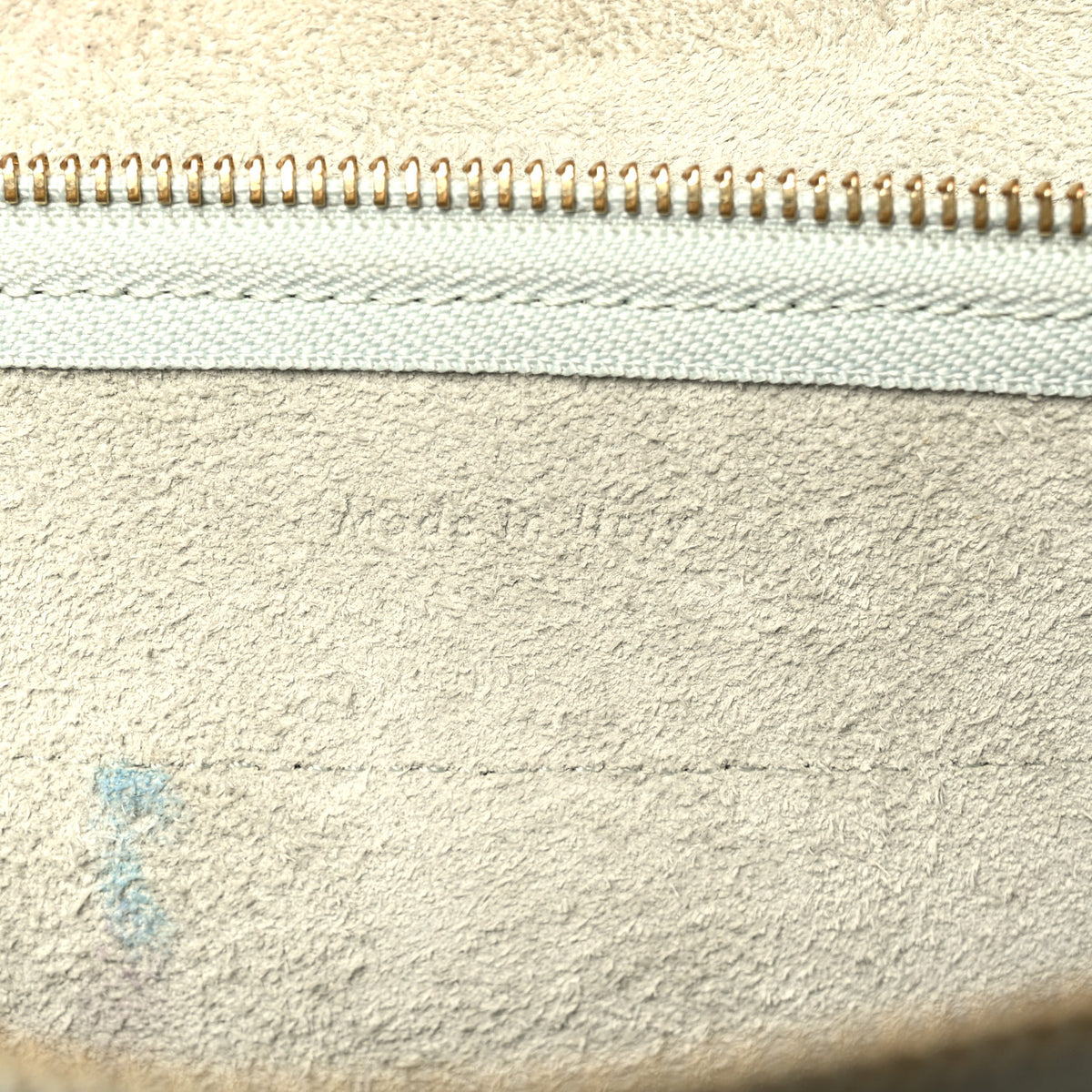 Grained Calfskin Nano Belt Bag Celadon