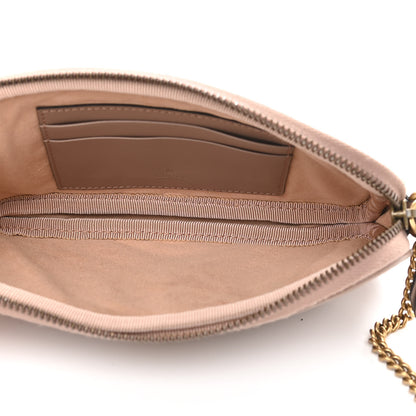 Gucci Calfskin Matelasse Mini GG Marmont Chain Crossbody Bag Porcelain Rose 5 of 10