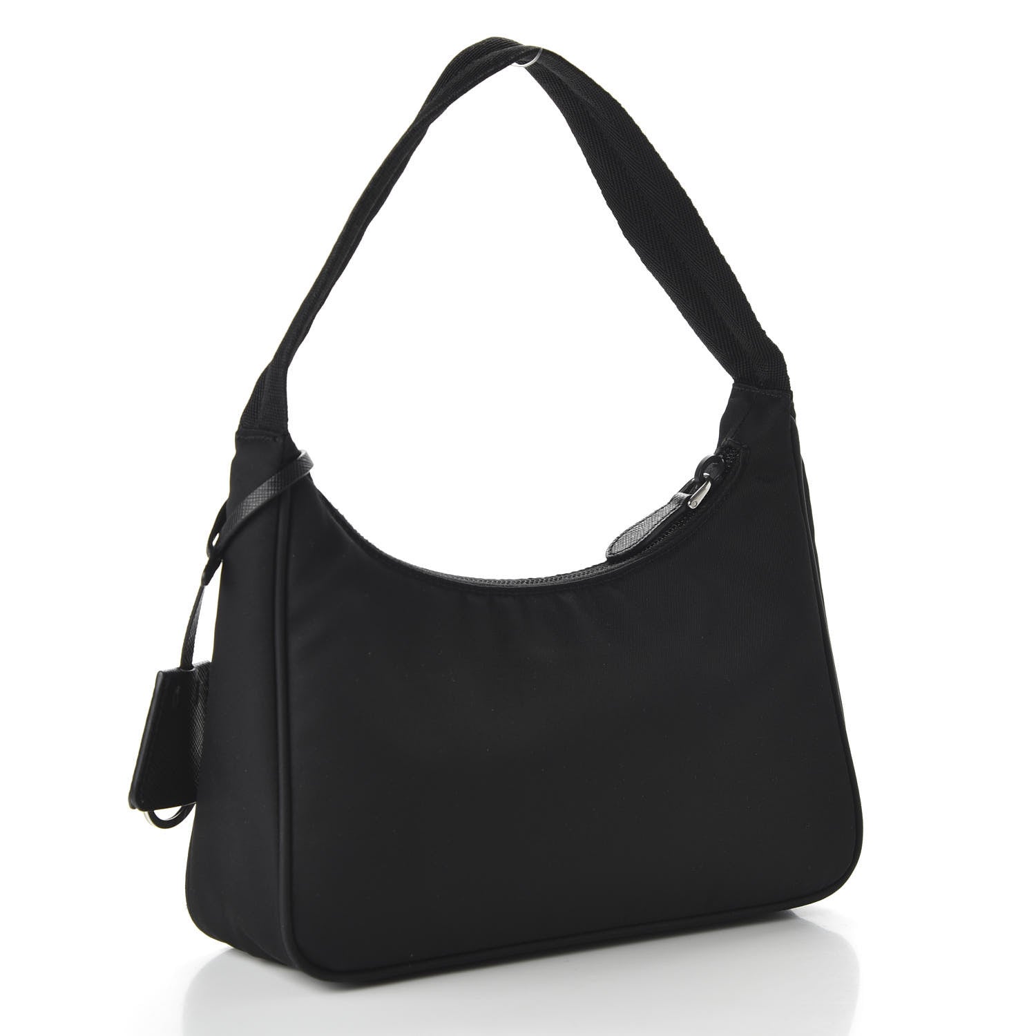 Prada Tessuto Nylon Mini Re-Edition 2000 Bag Black 3 of 9