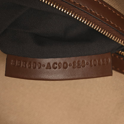 Fendi Sardinian Jacquard Vitello King FF 1974 Embroidered Baguette Corda Praline 7 of 10