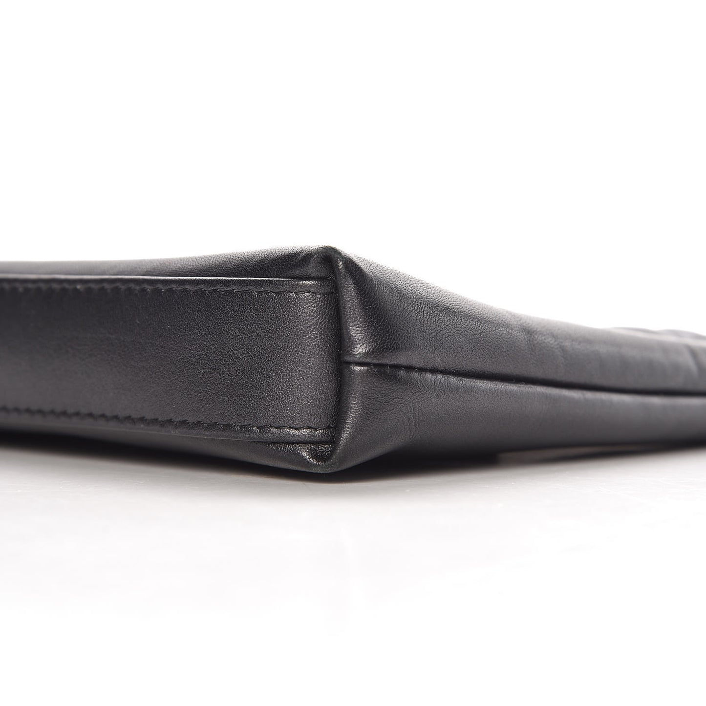 Metallic Calfskin Keyboard Pouch Black