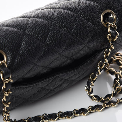 Chanel Caviar Quilted Mini Rectangular Flap Dark Charcoal 10 of 10