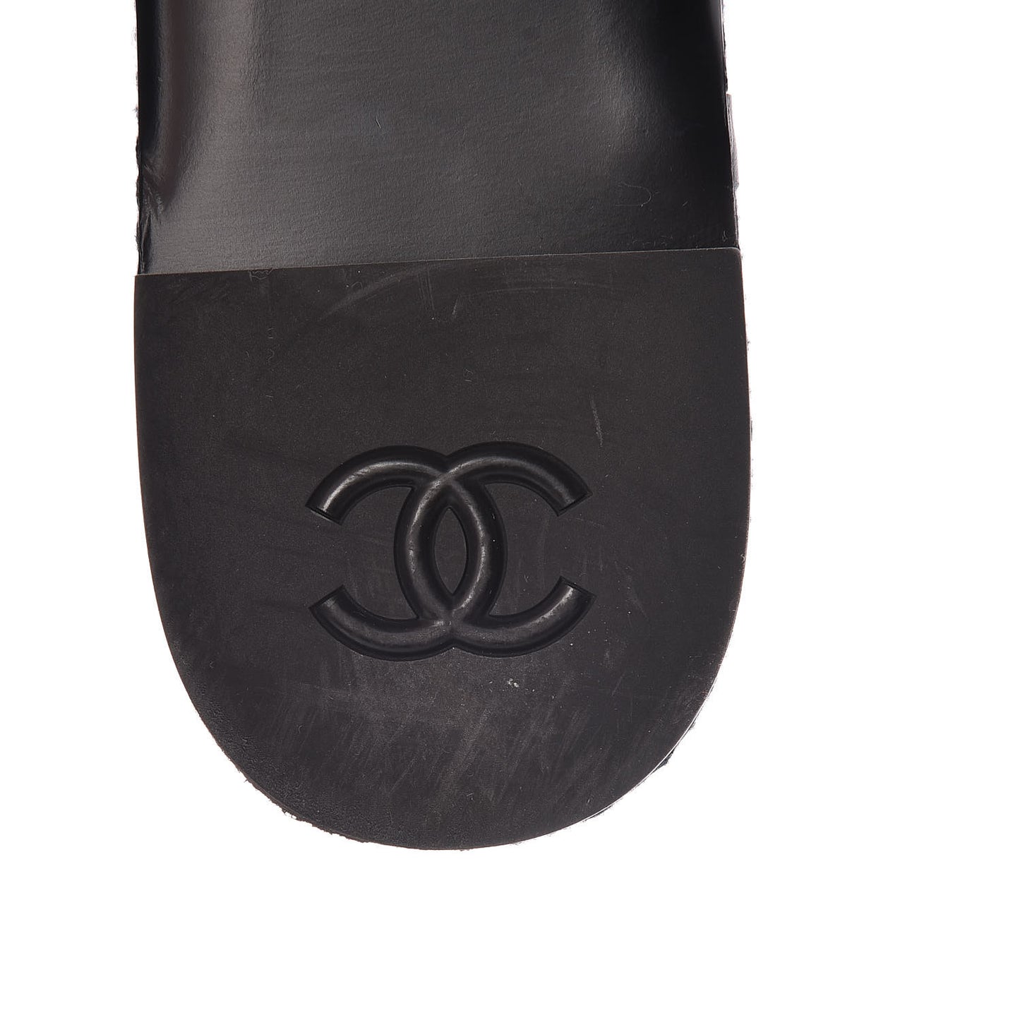 Cord CC Espadrille Slip On Sandals 40 Black
