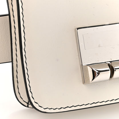 Prada City Calfskin Micro Sidonie Belt Bag 75 30 White Black 11 of 16