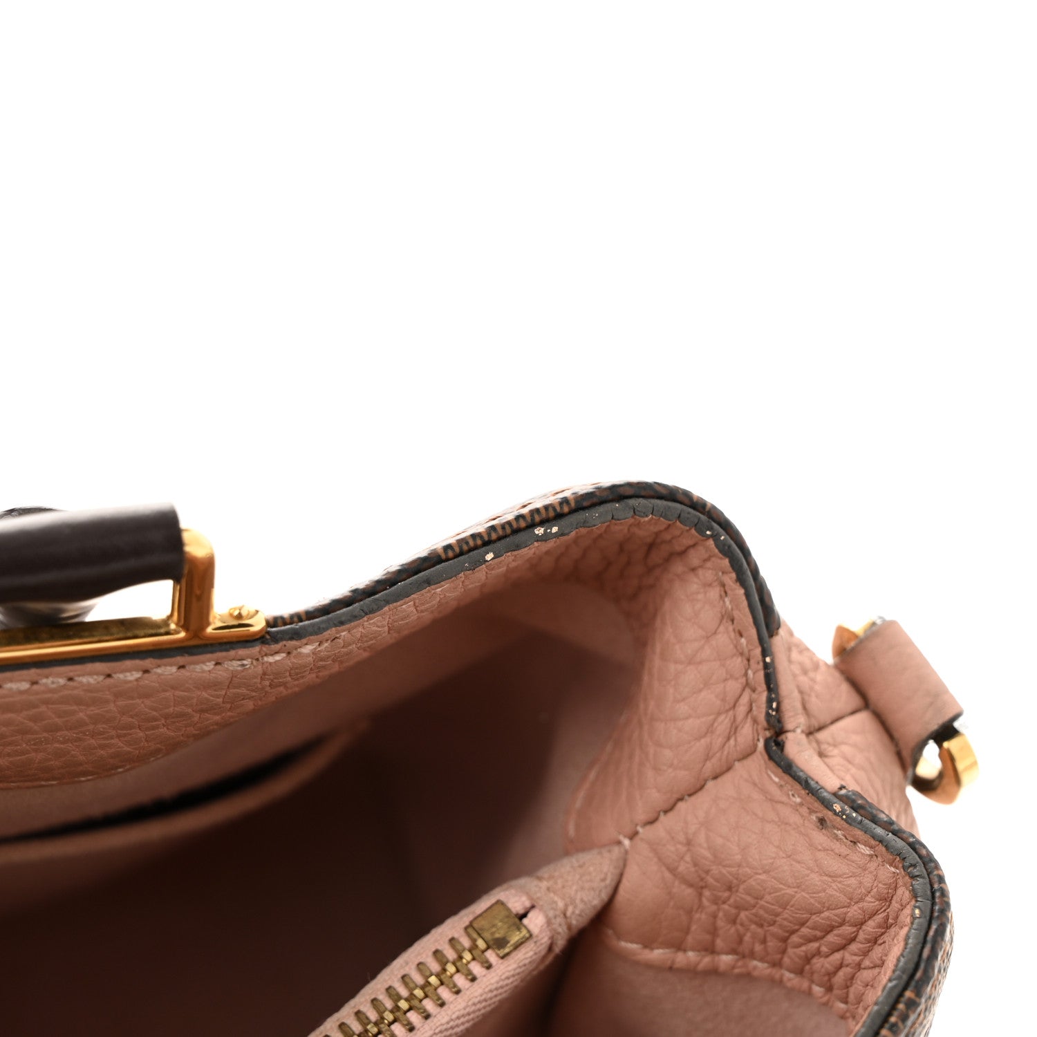Louis Vuitton Damier Ebene Cuir Taurillon Brittany Magnolia 13 of 17