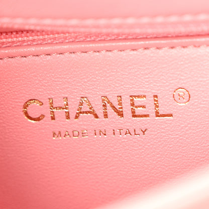 Chanel Lambskin Quilted Small Trendy CC Flap Dual Handle Bag Light Pink 6 of 10