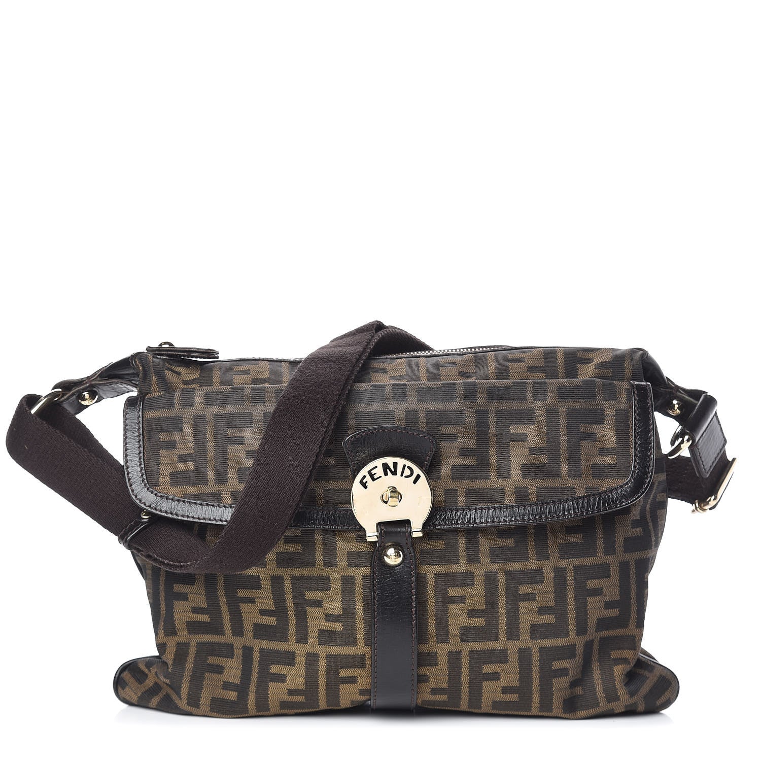 Fendi Zucca Crossbody Bag Tobacco 1 of 12