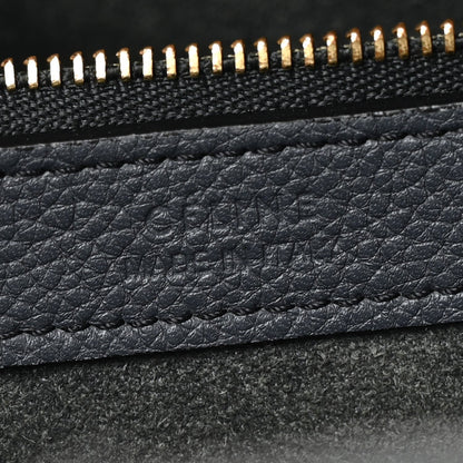 Celine Soft Grained Calfskin Small Belt Cabas Phantom Slate 6 of 13